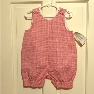 Yo-Yo Clothing Pink Gingham romper